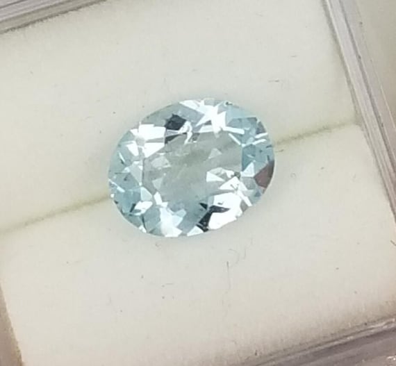 Aquamarine 9x7mm Oval March Birthstone
