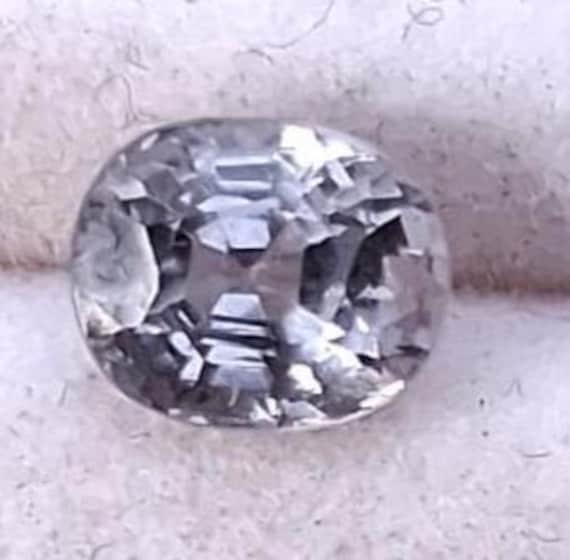 Natural Ceylon Precision Cut Gray Spinel 1.20 Cts Oval