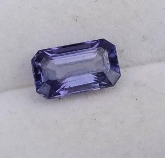 Unique Ceylon Purple Sapphire 1.38 Cts Emerald Cut