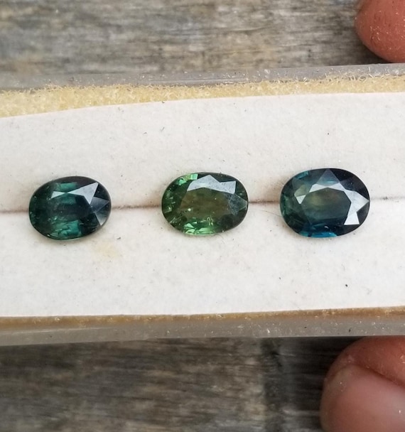 Ceylon Oval Green Velvet Sapphire, September Birthstone for Jewelry