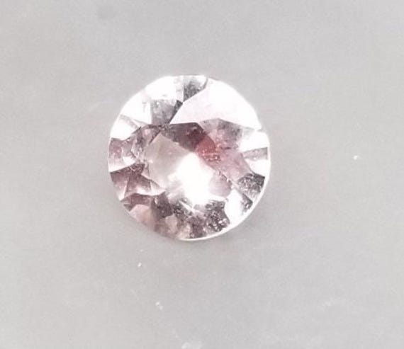 Lavender Pink Sapphire 5.8 MM Round Collector Gemstone September Birthstone