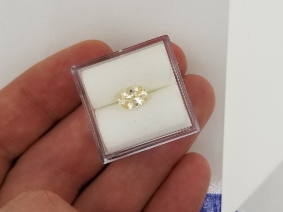 Champagne Yellow Sapphire 7 x 5 MM Oval