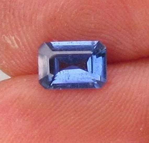 Blue Sapphire Emerald Cut 1.17cts