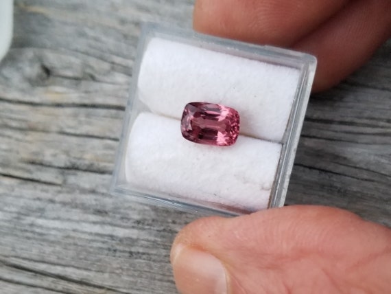 Natural Spinel for Engagement Ring, Unique Gemstone for Wedding Anniversary, Raspberry Natural Spinel for Women Jewelry, Free Shipping