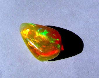 Crystal Opal Fancy Cut 8.5 Carats October Birthstone for Pendant