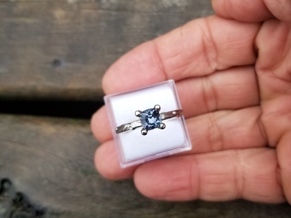 Montana Sapphire Twig Ring