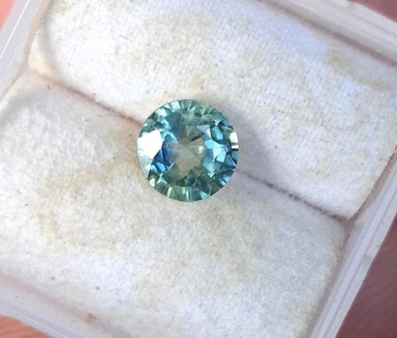 Natural Ceylon  5.6MM Round Teal Blue Sapphire  September Gemstone