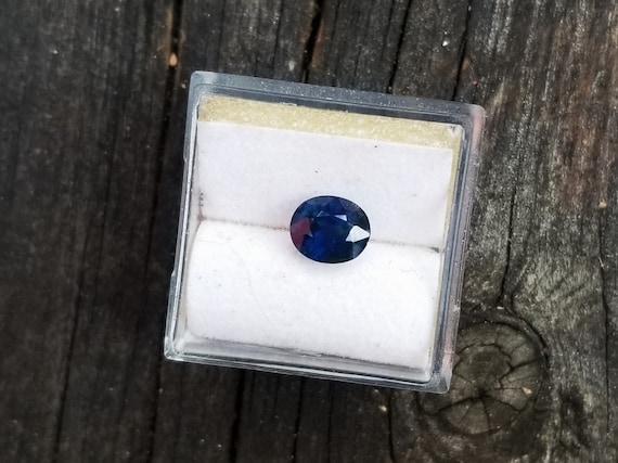 Indigo Blue Sapphire 1.43 cts Oval