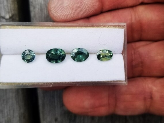 On Sale Blue Green Sapphire Parcel 4.32 Cts