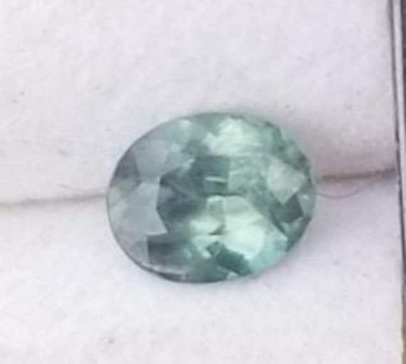 Natural Ceylon Mint Sapphire Oval Shape, September Gemstone