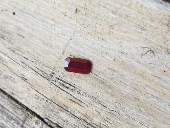 Ruby July Birthstone for Engagement Ring, Pigeon Blood Red Ruby for Anniversary Jewelry Gift for Her