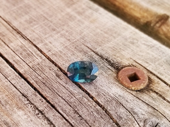 Natural Blue Green Sapphire 8.5x6 MM Oval