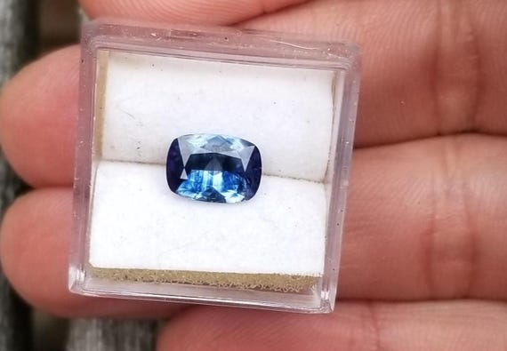 Cushion Ceylon Blue Sapphire for Engagement Ring,  September Birthstone for Jewelry Gift for Her, Free Shipping to United States