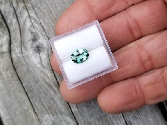Paraiba Color Tourmaline 1.31 Cts Precision Cut Gemstone