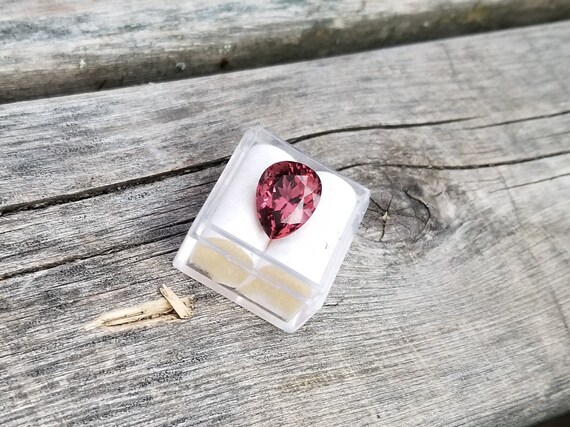 ON HOLD Unique Color Pear Shape Tourmaline 13.5x10.5 mm