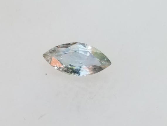 Natural Ceylon Marquise Pastel Green Sapphire Gift for Her, Free Shipping to USA