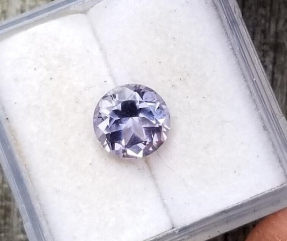 Round Lavender Ceylon Spinel for Engagement Ring, Unique Color Spinel for Custom Jewelry, August Birthday for Anniversary Gift
