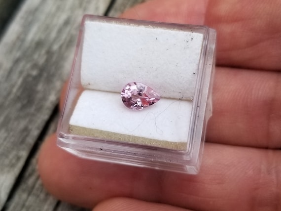 Tear Drop Pink Sapphire for Jewelry, September Birthstone for Women Gift, Natural Pastel Pink Sapphire Tear Drop Shape