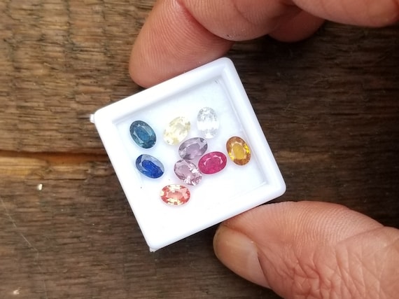 September Birthstone for Anniversary Gift, Oval Shape 6x4 MM Parcel for Necklace or Custom Made Jewelry, Free Shipping to North America