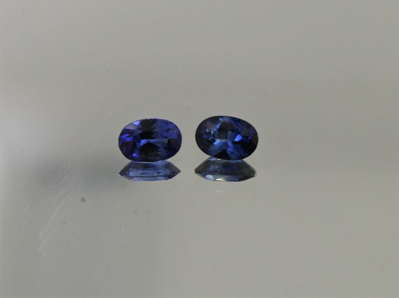 Blue Sapphire Pair for Earrings 1.21cts tw
