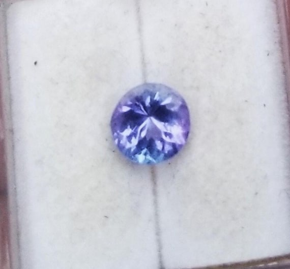 Tanzanite 5.8 MM Round December Birtstone Gift for Her