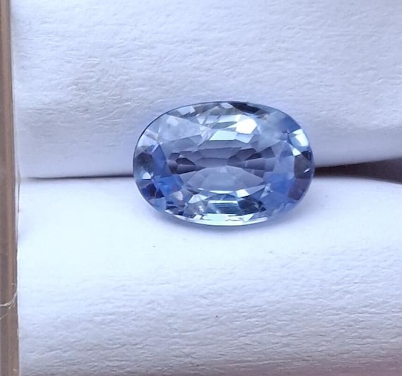Ceylon Light Blue Oval Shape Sapphire September Birthstone