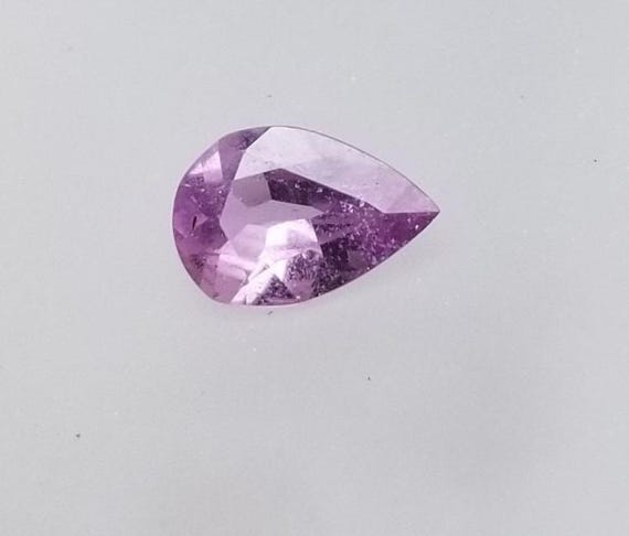 Lavender Pink Sapphire Tear Drop , September Birthstone for Jewelry