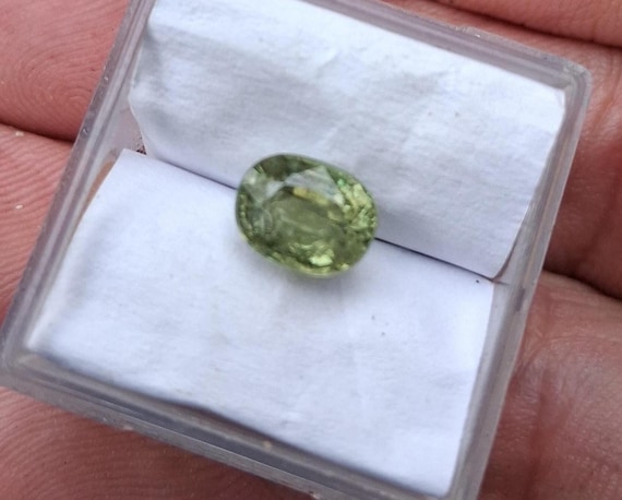 Demantoid Green Garnet 1.70 Cts January Gemstone for Jewelry