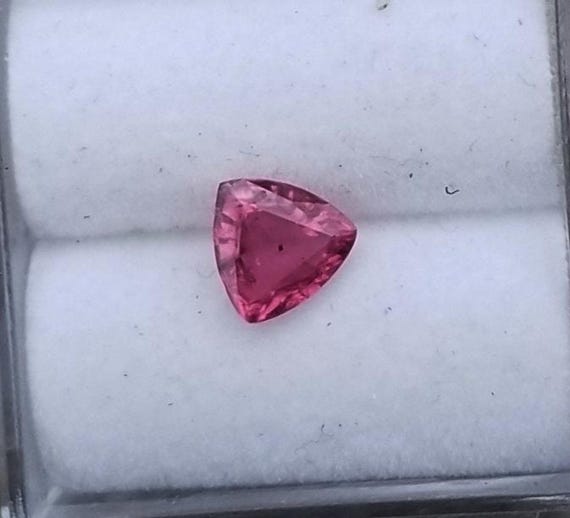 Unique Ruby 5.5 MM Trilliant Shape Gift for Her July Birthstone