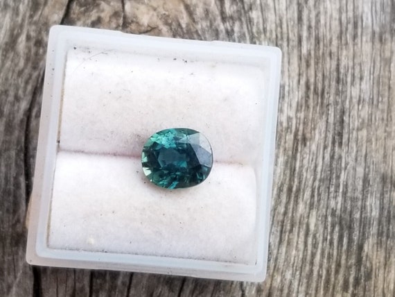 Australian Natural Blue Green Sapphire for Engagement Ring, September Birthstone for Custom Jewelry, Free Shipping to North America