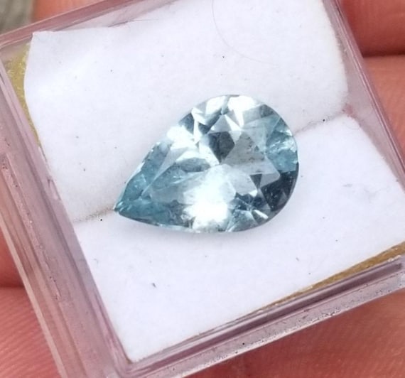 Aquamarine March Birthstone Tear Drop Shape for Jewelry
