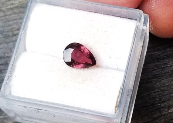 Ceylon Ruby Pear Shape for Jewelry Gift for Her, Natural July Calibrated Birthstone for Engagement Ring, Free Shipping to United States