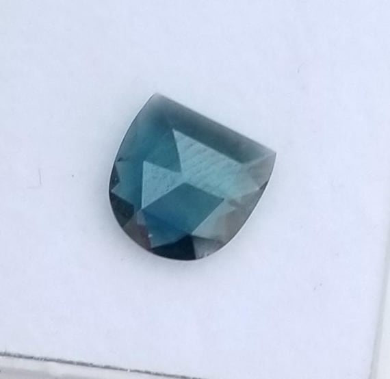 Rose Cut Fancy Cut Sapphire 8.8x8.8 MM for Pendant