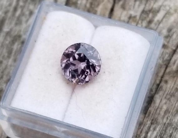 Round Lavender Spinel for Custom Jewelry, August Birthday Gemstone