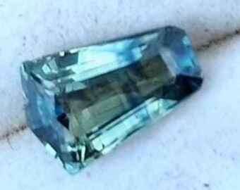 Parti Color Tapered Shape Sapphire September Birthstone