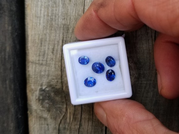 Natural Blue Sapphire Parcel 4.02 Cts Kashmir Color September Birthstone for Her