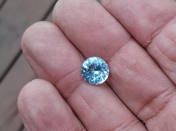 Natural Round Aquamarine March Birthstone for Jewelry