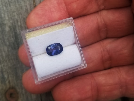 Natural Unique Color Change  Sapphire 1.34 Cts Cushion