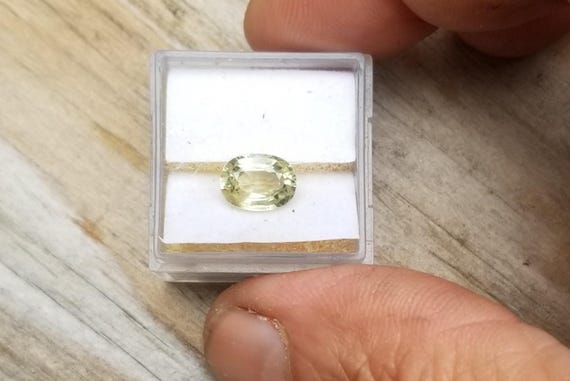 Yellow Sapphire Pastel Color Gemstone for Bridal Ring, September Birthstone for Jewelry, Unique Gemstone Gift for Her, Free Shipping
