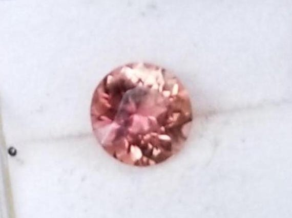 Pink Tourmaline Round Shape for Anniversary Gift for Her
