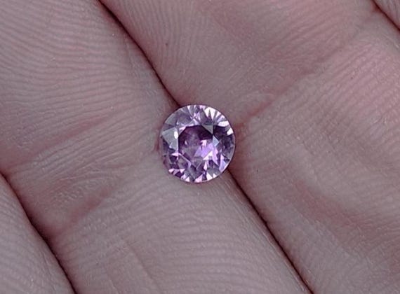 Natural Round Lavender Purple  Sapphire from Ceylon