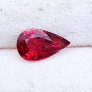 Ruby July Birthstone 6.8x4mm Pear Shape for Jewelry