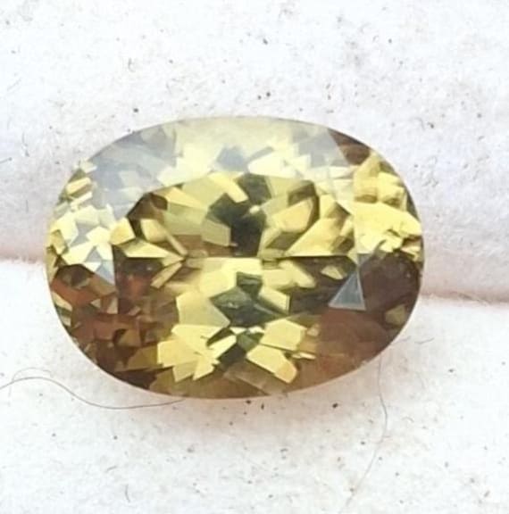 Natural Unique Color Zircon 10.2x7.6MM Oval December Gemstone