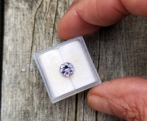 Round Lavender Ceylon Spinel for Engagement Ring, Unique Color Spinel for Custom Jewelry, August Birthday for Anniversary Gift