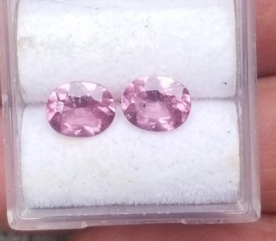 Oval Ceylon Sapphire Pair for Earrings, September Birthstone