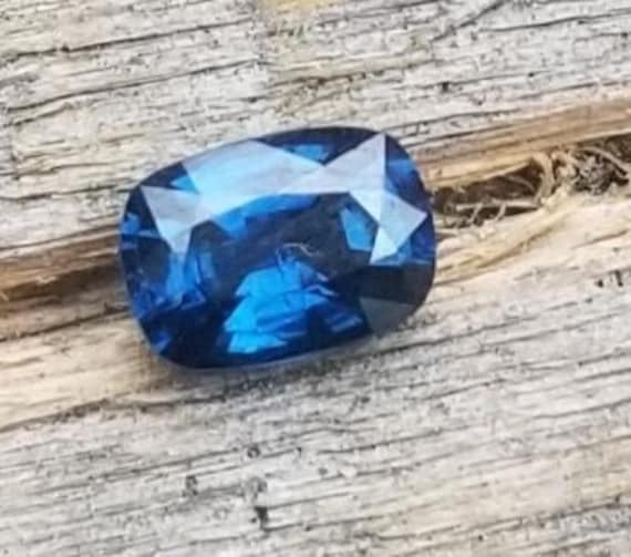 Cushion Blue Sapphire for Wedding Anniversary Gift, September Birthstone