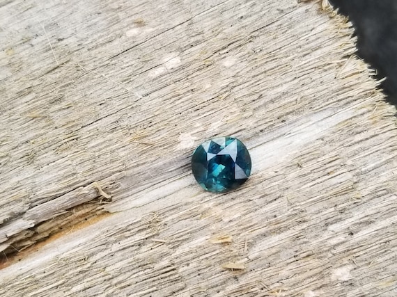 Blue Green Sapphire for Engagement Ring, September Birthstone for Her Anniversary Jewelry, Unique Gemstone Gift for Her Birthday
