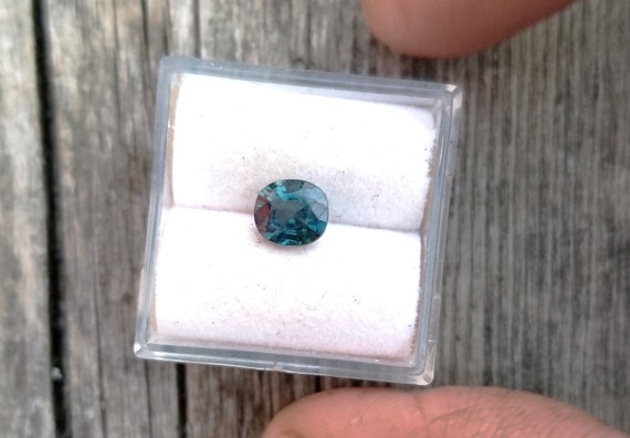 Australian Sapphire Cushion Shape for Anniversary Ring, Natural Color Sapphire for Jewelry, September Birthstone Gift, Free Shipping to USA