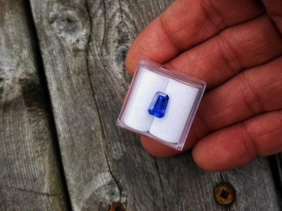 Unique Ceylon Blue Sapphire Fancy Cut 8.5x5.9 MM
