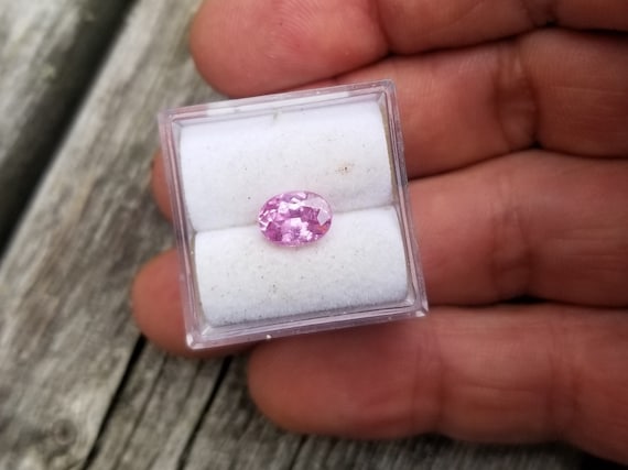 Ceylon Pink Sapphire Oval Shape for Jewelry, One of a Kind Ceylon Rose Sapphire, September Birthstone Anniversary Gift, Free Shipping